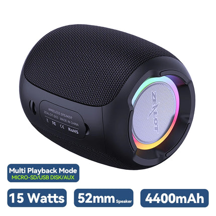ZEALOT Wireless Bluetooth Speaker TWS Portable Bass Stereo Outdoor Waterproof Support AUX USB Disk TF Card