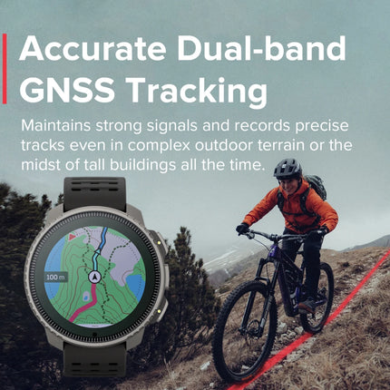 SUUNTO Vertical GPS Smart Watch Solar Charging 1.4‘’ Touchscreen 95+ Training Workout Analysis Dual-GNSS Tracking Smartwatchs