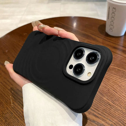 For Magsafe Phone Case For iPhone 11 13 12 14 16 Pro 16Pro 15 Pro Max Cases Silicone Magnetic Wireless Charging Protection Cover