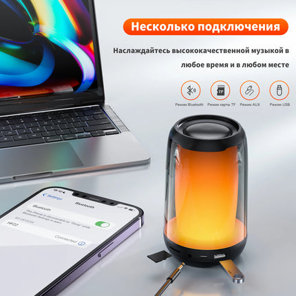 NEW Bluetooth Speaker with Hi-Res 5W Audio Wireless HiFi Portable Speaker IPX5 Waterproof Outdoor Multiple connection modes