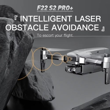 SJRC F22 S2 PRO+ GPS Drone 4K Professional 2 Axis Gimbal EIS Camera With Laser Obstacle Avoidance RC Foldable Quadcopter Dron