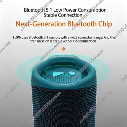 JBL FLIP6 Outdoor Waterproof Bluetooth Speaker with Stereo Sound Surround and Long Battery Life Portable Sound System