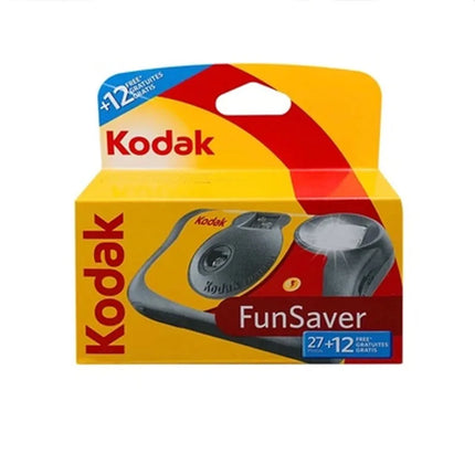 Classic Original Kodak FunSaver/Daylight Single Use Camera With Flash Disposable Point-and-Point Film Cameras 27 Sheets 39 Sheet