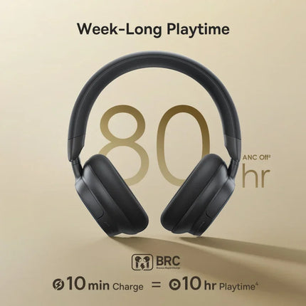 Baseus Bowie MH1 Bluetooth Headphones 48dB Noise Cancellation Hi-res LDAC Over Ear Headset Audio Wireless Earphone Earbuds