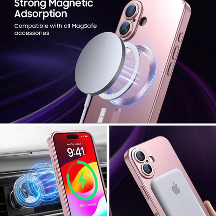 For Magsafe Magnetic Wireless Charge Phone Cases For iPhone 16 15 14 13 12 11 Pro Max Plus Case Camera Back Cover Accessories