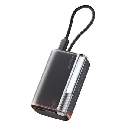 SHARGE Flow 3 10000mAh Power Bank PD 45W Portable Power Bank 10K Portable Charger Built-In USB-C Cable for iPhone 17 Pro