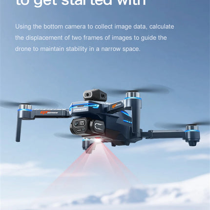 8K Professional HD GT8 MINI Drone GPS 360° Dual Cameras 5G WIFI Brushless Motors Obstacle Avoidance Foldable FPV Quadcopter Toys