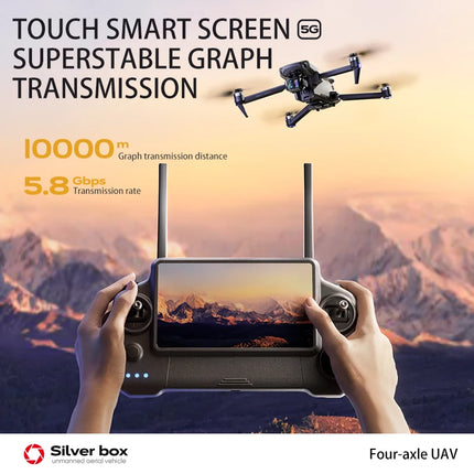 Professional P7 Max Screen Control Drone 3-Axis Brushless Gimbal 5G Digital Image Transmission Obstacle Avoidance With Airdrop