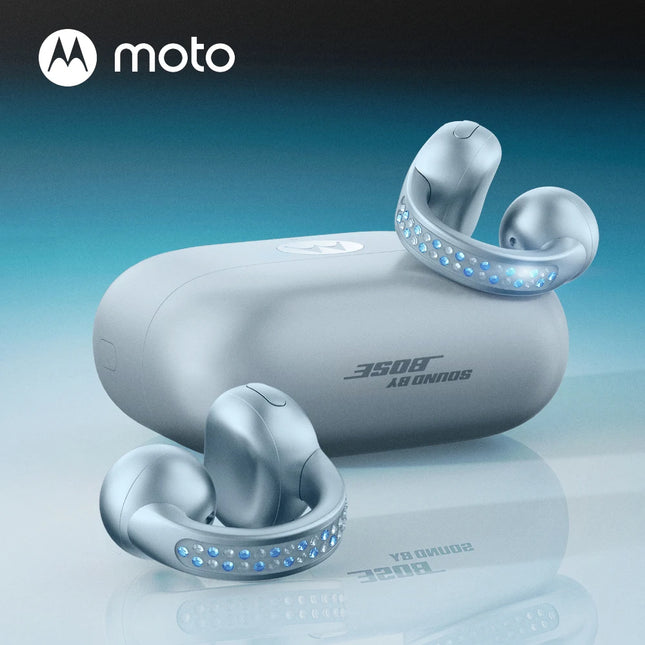 Lenovo Moto Series Buds Clip Loop Luxury Wireless Earphones Bluetooth Earbuds Noise Reduction BOSE Sound Lightweight VPU