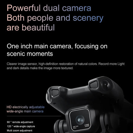 K900 Foldable RC Drone,4.5"Screen Remote,AirDrop,4-Way Obstacle Avoid,2K FPV,Optical Flow Positioning,Birthday Holiday Gift Toy