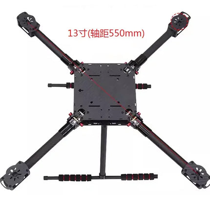 Q550 V1 Foldable Carbon Fiber Quadcopter Frame With Landing Gear 13 14 15 16 17 18 Inch Full Drone