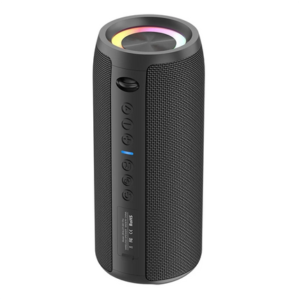 S51 Pro Bluetooth Speaker 40W Outdoor Speaker with Dazzling Colour Lights Waterproof Long Battery Life Subwoofer Sound