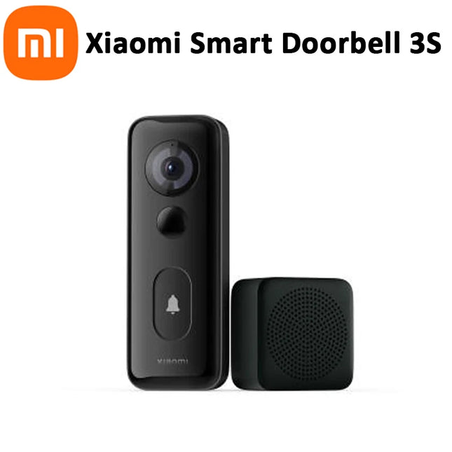 Xiaomi Smart Doorbell 3S 2K Ultra HD Night Vision Video Doorbell Long Battery AI Human Recognition Work with Mi Home APP