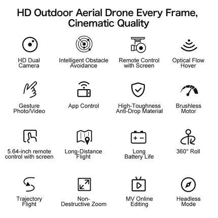 Hot GT50 Pro Drone 360° Obstacle avoidance 8K Professional WIFI Aerial Photography Brushless Motor Foldable Quadcopter Toys 2026