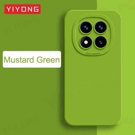 For Redmi Note14 Pro YIYONG Original Liquid Silicone Soft Cover For Xiaomi Redmi Note 14 13 15 Pro Plus Note15 Pro+ Phone Case
