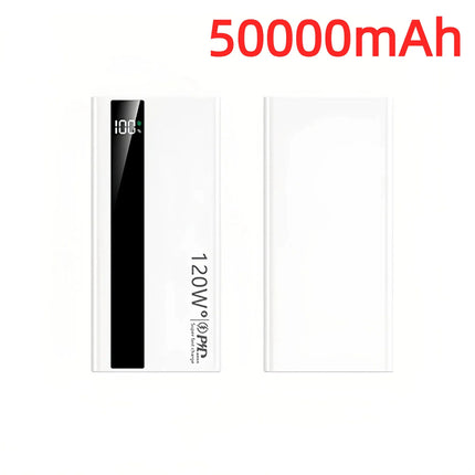 200000mAh Power Bank High Capacity 120W Super Fast Charging Portable External Battery Powerbank Universal For iPhone Huawei