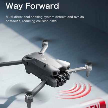 2026 New Gift Upgrated GT50PRO Professional Drone with 8K Dual Camera Video Drone Quadcopter 360° Intelligent Obstacle Avoidance