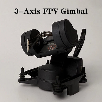 3-Axis FPV Camera Gimbal Anti-Shake Pan Tilt Mount DJI O3 CADDX Walksnail Mavlink SBus Compatible with RC Drone Head Tracking