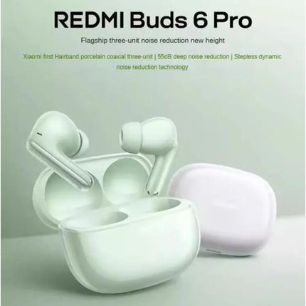 Redmi Buds 6 pro Wireless Bluetooth Earbuds Deep Noise Cancellation Sports In-Ear Headset with Microphone for Running
