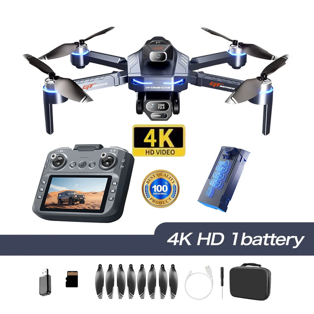 8K Professional HD GT8 MINI Drone GPS 360° Dual Cameras 5G WIFI Brushless Motors Obstacle Avoidance Foldable FPV Quadcopter Toys