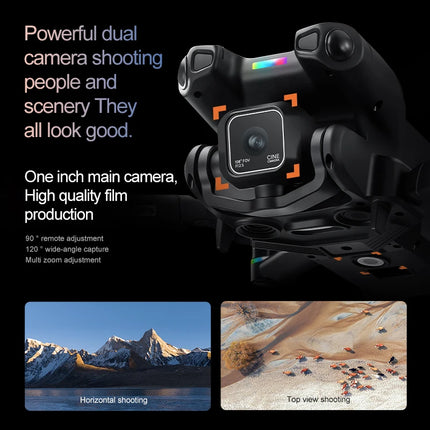 K900 Foldable RC Drone,4.5"Screen Remote,AirDrop,4-Way Obstacle Avoid,2K FPV,Optical Flow Positioning,Birthday Holiday Gift Toy