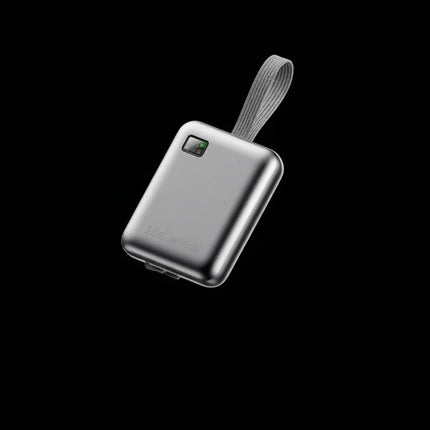 Ultra Slim Power Bank 20000mAh Fast Charging Portable External Battery Charger Built In Cable Mini Pocket Size Design