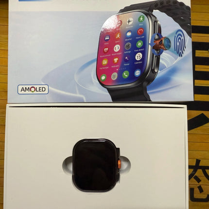 New Smartwatch 5G LTE  Android 13.0 2.29'' AMOLED Display Smart Watch With 800W Pull-out Camera Face/Fingerprint Unlock Sim Card