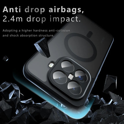 Case For Xiaomi 15T Pro Magnetic Wireless Charging Soft TPU Frame Translucent Matte Hard Plastic Shockproof Phone Back Cover
