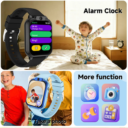 2026 NEW Smart Watch for Children Multifunctional Watch Camera Control Take Photo Multi-mode Wisdom Games 24 Languages Gift Kids
