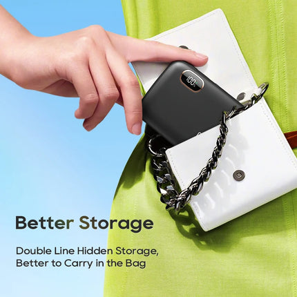 22.5W Fast Charging 10000mAh Power Bank, Dual Built-in Cable Portable Battery for New IPhone 16 Series & Android