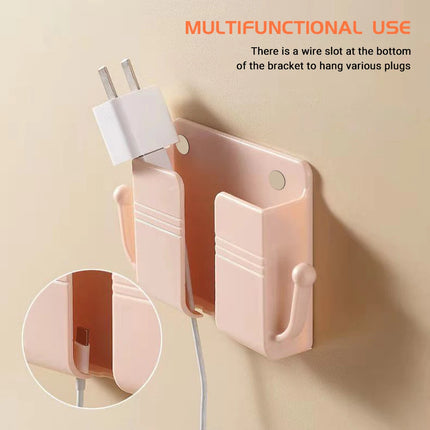 Mobile Phone Wall Holder Universal Cellphone Charge Hook Hanging Stand Bracket Hooks Charging Dock Mobile Phone Accessories