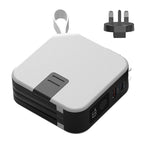 White UK plug / CN