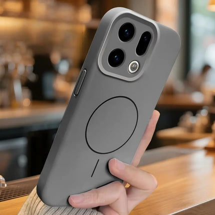 Frosted Soft Silicone For Magsafe Phone Case For OPPO Find X9 X8 X8S Ultra Reno 15 14 Pro Wireless Charge Magnetic Bumper Cover