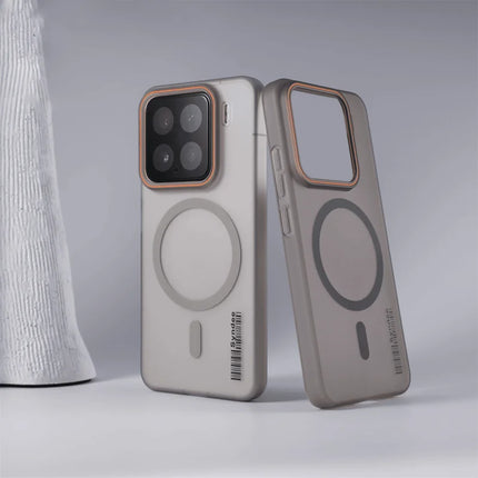 Frosted Mist Wireless Charging Magnetic Phone Case For Xiaomi Mi 15 Pro Mi 14 Mi 13 Ultrathin Matte Protection Hard PC Cover