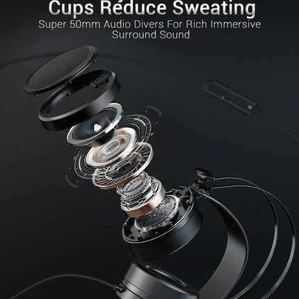NUBWO Gaming Headsets PS4 Stereo Xbox One Headset Wired PC Gaming Headphones with Noise Canceling Mic Ear Gaming  Earphone